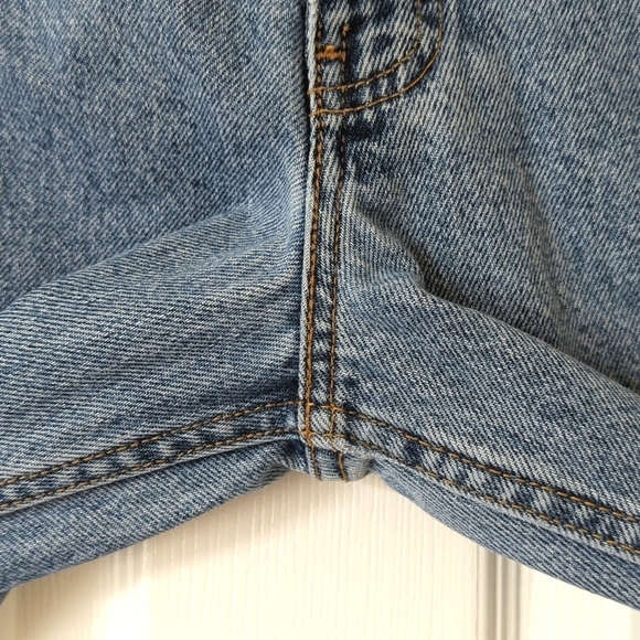 Calvin Klein 90's Vintage Medium Wash Tapered Leg Easy Fit Denim Jeans 38 x 30 - Picture 12 of 16